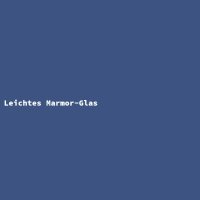 Leichtes Marmor-Glas