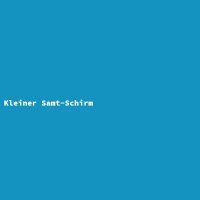 Kleiner Samt-Schirm