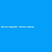 Hervorragender Beton-Laptop