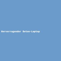 Hervorragender Beton-Laptop