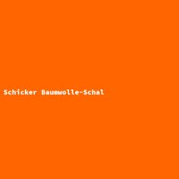 Schicker Baumwolle-Schal