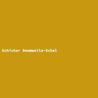 Schicker Baumwolle-Schal