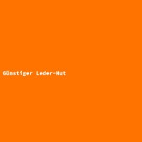 G&uuml;nstiger Leder-Hut