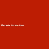 Elegante Marmor-Hose