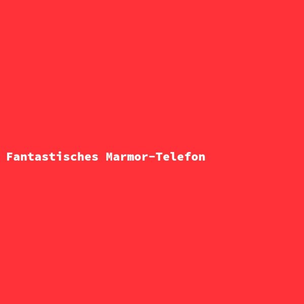 Fantastisches Marmor-Telefon