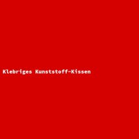 Klebriges Kunststoff-Kissen