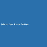 Schmieriges Eisen-Tanktop