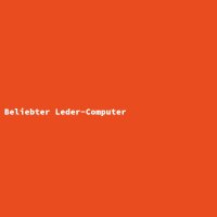 Beliebter Leder-Computer
