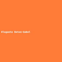 Elegante Beton-Gabel