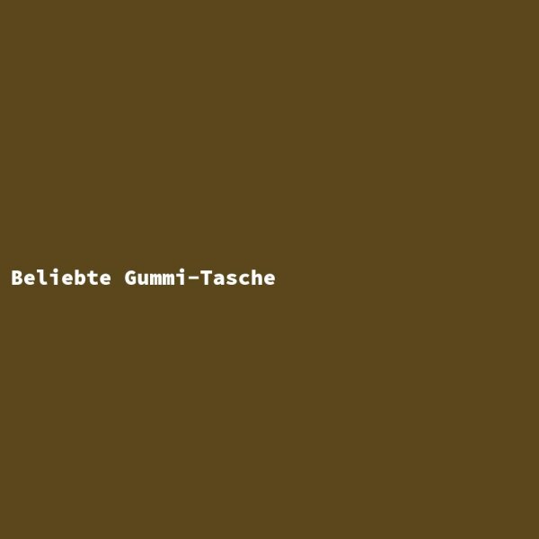 Beliebte Gummi-Tasche