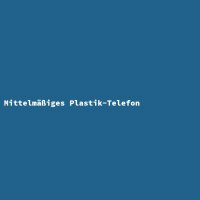 Mittelm&auml;&szlig;iges Plastik-Telefon