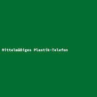 Mittelm&auml;&szlig;iges Plastik-Telefon