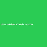 Mittelm&auml;&szlig;iges Plastik-Telefon