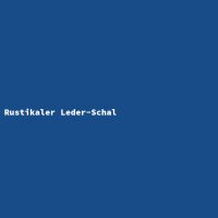 Rustikaler Leder-Schal