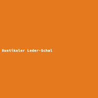 Rustikaler Leder-Schal