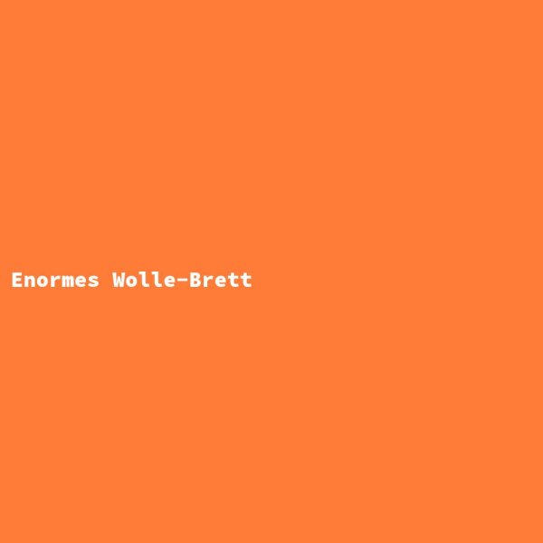 Enormes Wolle-Brett