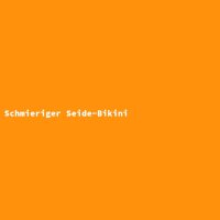 Schmieriger Seide-Bikini