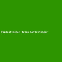 Fantastischer Beton-Luftreiniger
