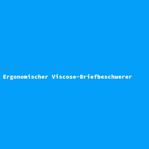 Ergonomischer Viscose-Briefbeschwerer