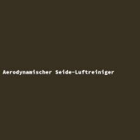 Aerodynamischer Seide-Luftreiniger