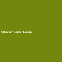 Schicker Leder-Lappen