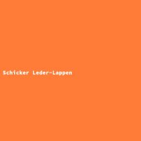 Schicker Leder-Lappen