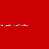 Reichhaltige Wolle-M&uuml;tze
