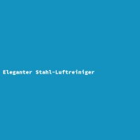 Eleganter Stahl-Luftreiniger