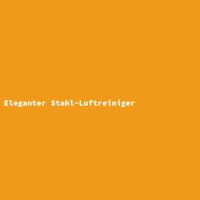 Eleganter Stahl-Luftreiniger
