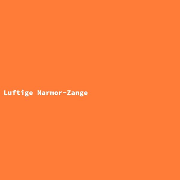 Luftige Marmor-Zange