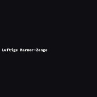 Luftige Marmor-Zange