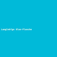 Langlebige Glas-Flasche