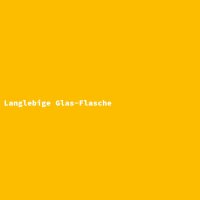 Langlebige Glas-Flasche