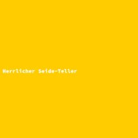 Herrlicher Seide-Teller