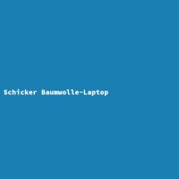 Schicker Baumwolle-Laptop