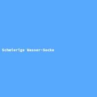 Schmierige Wasser-Socke