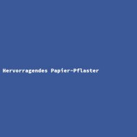 Hervorragendes Papier-Pflaster